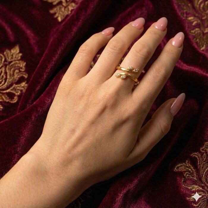 ADJUSTABLE RING  4 LEAF (AR008)