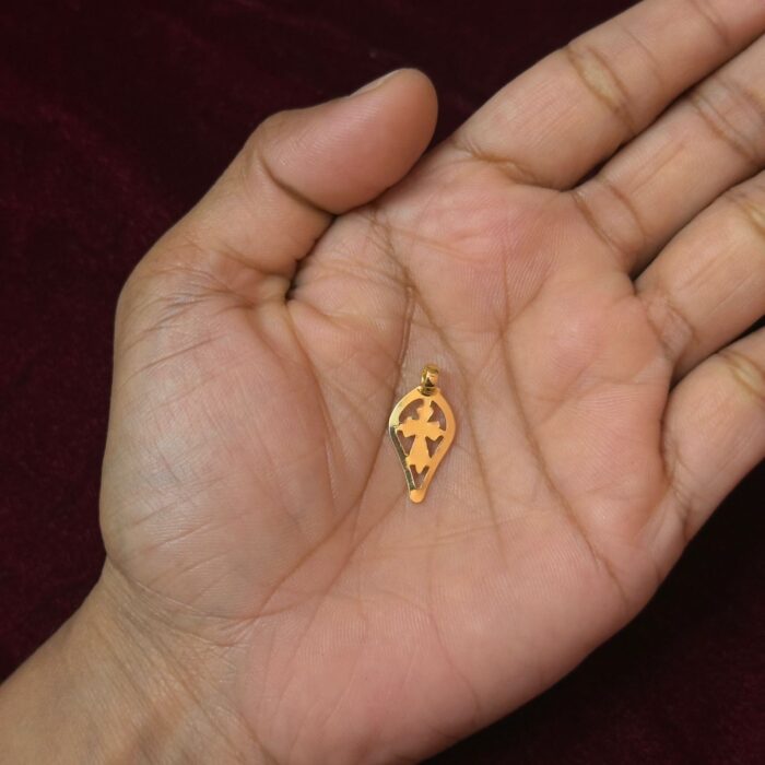 CHRISTIAN THALI CROSS LEAF (CL003 )
