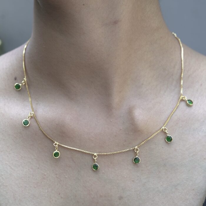 NECKPIECE  ROUND CHARMS (NECK017)