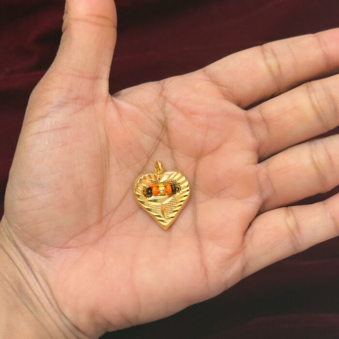 MUSLIM THALI BLACK AND ORANGE (MT004)