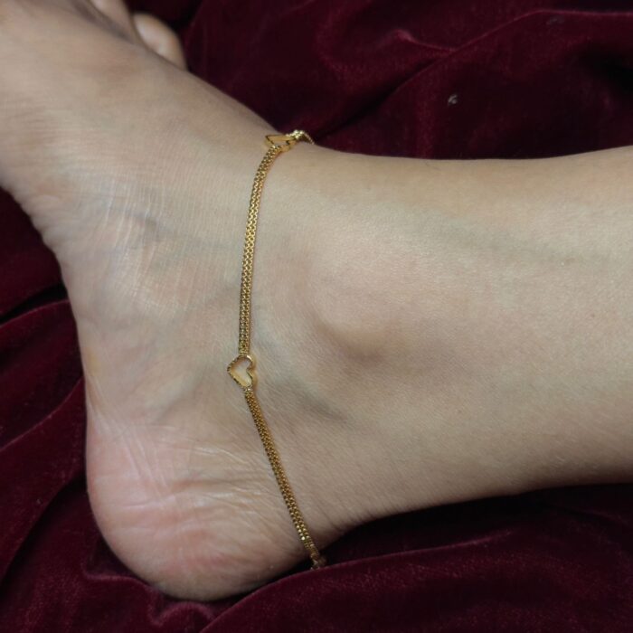 ANKLET  2 LINE LOVE ANKLET (ANK006 )