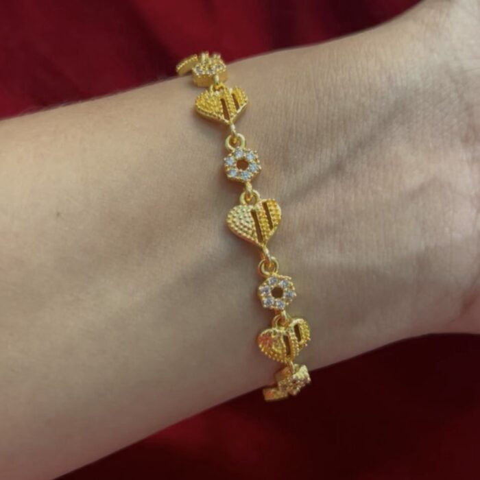 PREMIUM GOLD PLATED AD BRACELET (BR015)