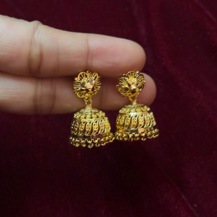 PREMIUM GOLD PLATED JHUMKHA (JK004)