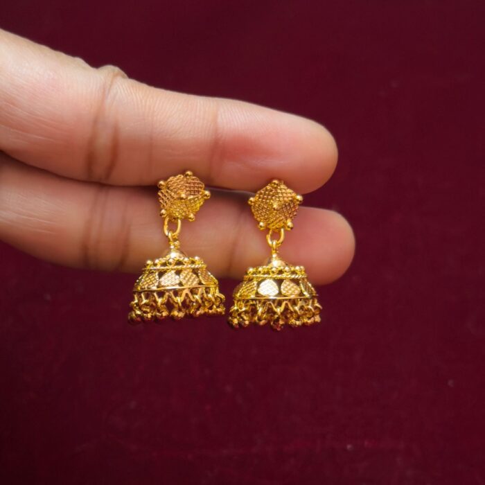 PREMIUM GOLD PLATED JHUMKHA (JK006)