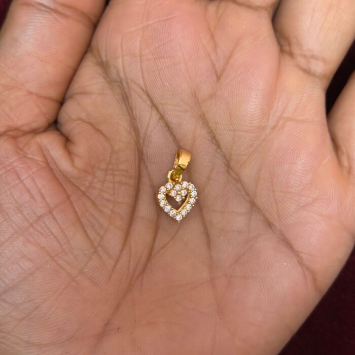 DIAMOND REPLICA  LOVE WITH SQURE PENDANT (DRL012)