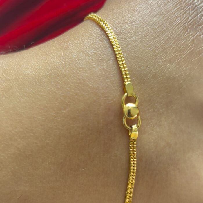 ANKLET 2 LINE BOX ANKLET (ANK002)