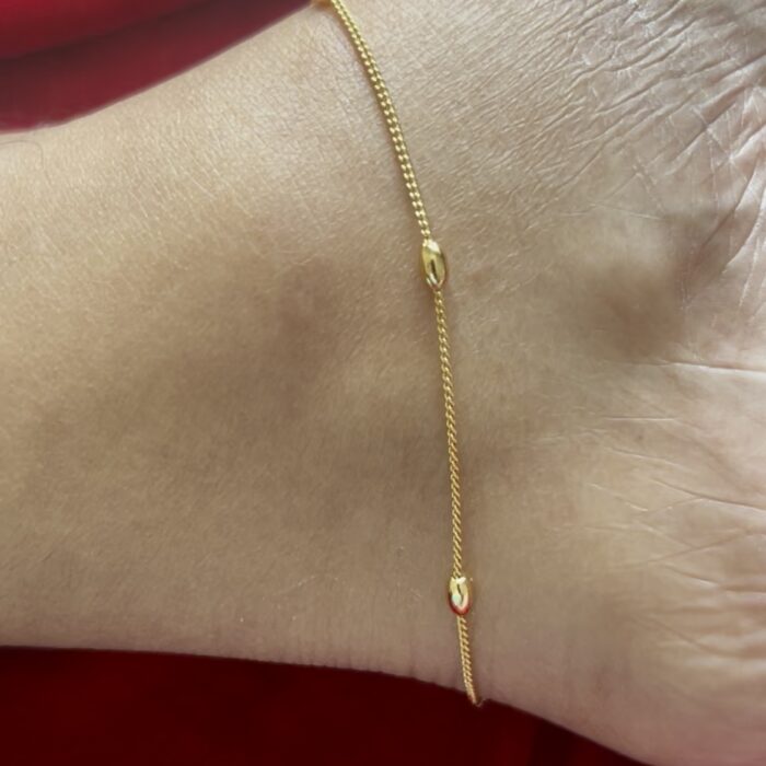 ANKLET  RICE BEADS (ANK010 )
