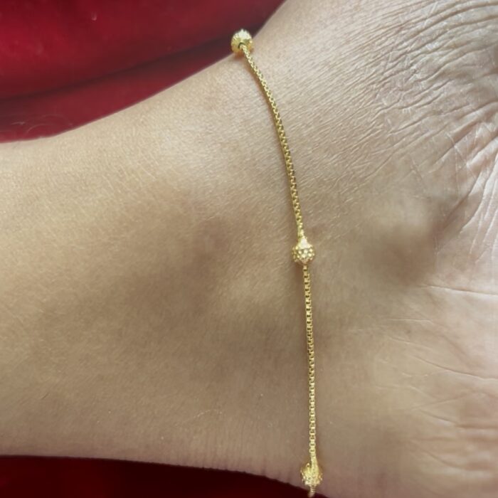 ANKLET  GOLDEN BALLS (ANK028)