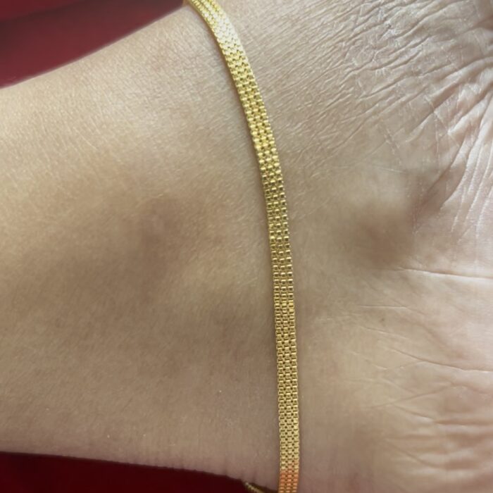 ANKLET 3 LINE BOX ANKLET (ANK003)