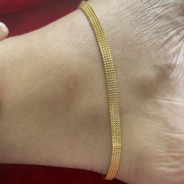 ANKLET 4 LINE BOX ANKLET (ANK004)