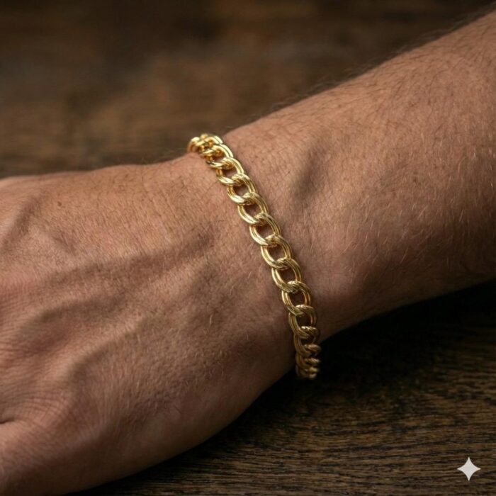 GOLD PLATED UNISEX BRACELET (MB003)