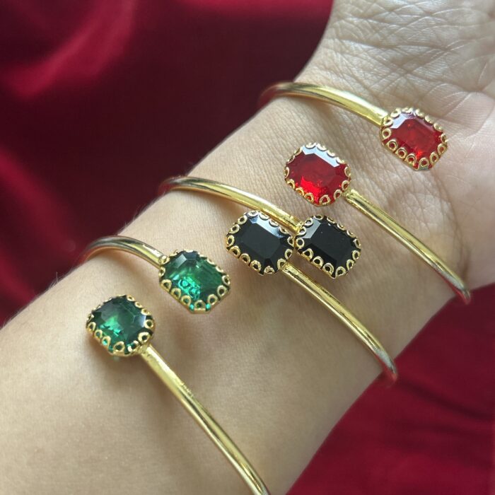 ADJUSTABLE BANGLE PREMIUM SUFI RECTANGLE (AB006) KIZA