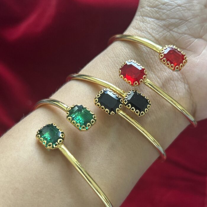 ADJUSTABLE BANGLE PREMIUM SUFI RECTANGLE (AB006) KIZA
