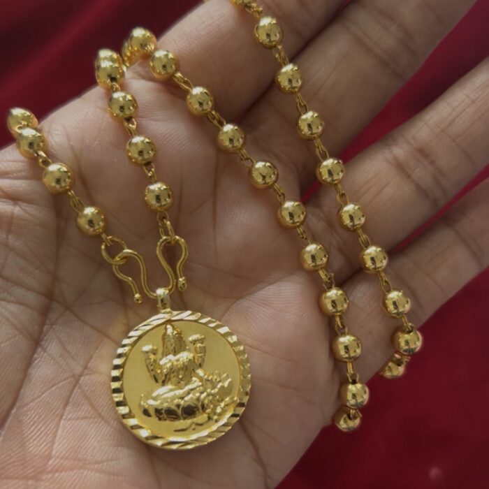LAKSMI COIN WITH MANIMALA(HG8P013)
