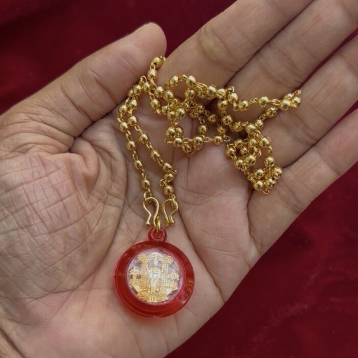 BALAMANI(18 INCH CHAIN WITH RED LOCKET)