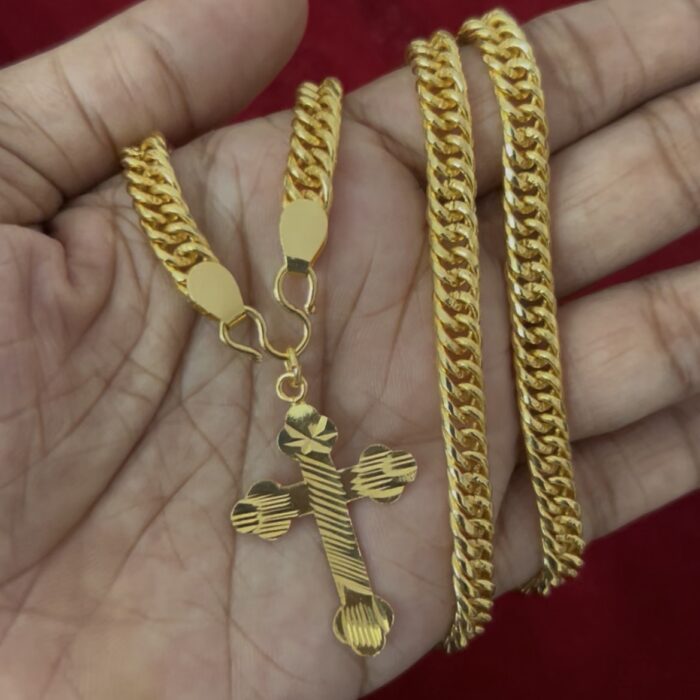 JESUS (BIGCROSS LINES WITH 24 INCH GANGULY CHAIN)