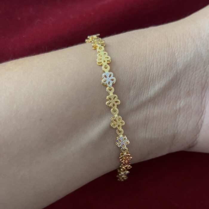 WHITE GOLD FULL FLOWER(BR027)