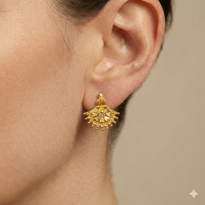 5 Gold Plated Stud  (GSTD002)