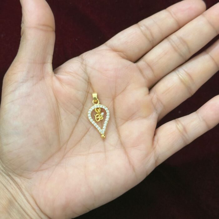 DIAMOND REPLICA HANGING OHM THALI (HT028)