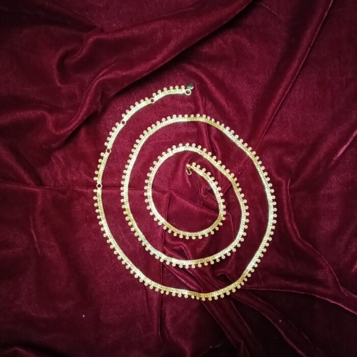 PREMIUM GOLD PLATED DEVASENA HIP CHAIN HIP007