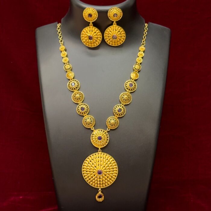 Turkish Sunburst Gold-Plated Bridal Set TRK005
