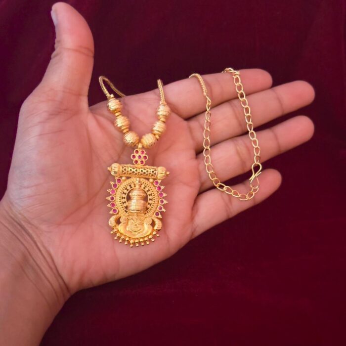PREMIUM GOLD PLATED TRADITIONAL KADHAKALI NECKLACE (TC014 )