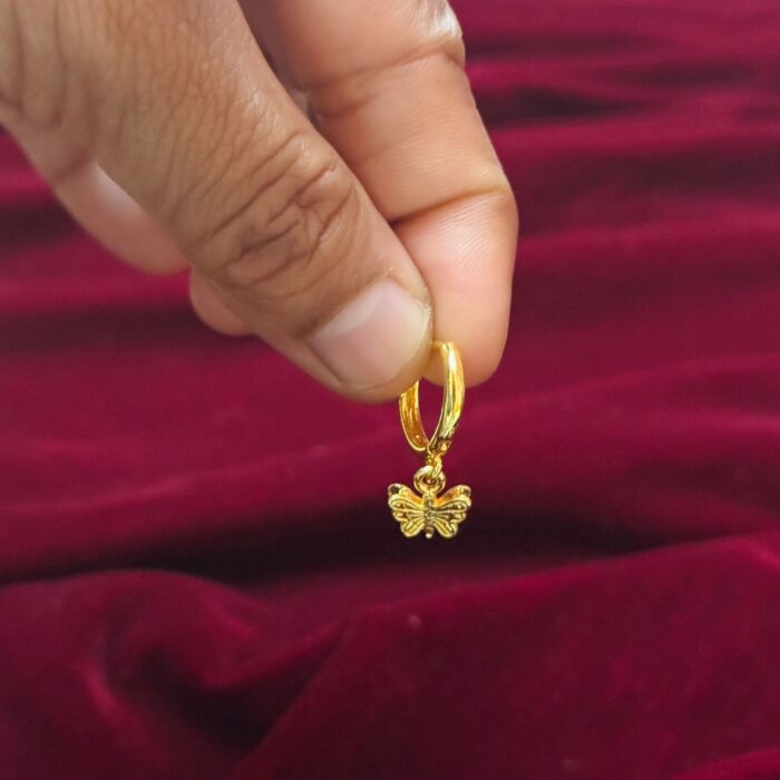 GOLD HANGING RING BUTTERFLY ( GHSTD004)