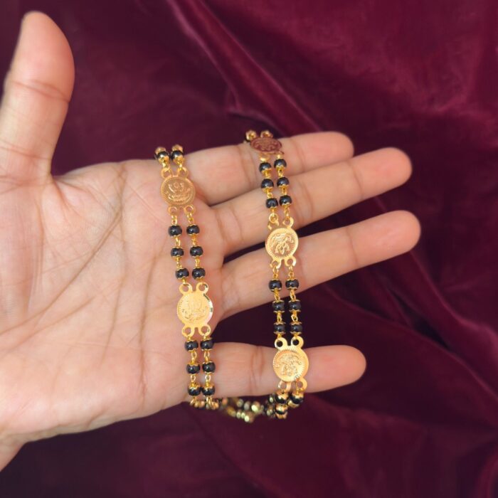 24 INCH KARIMANI DOUBLE LAYER LAKSHMI CHAIN (CH8P025)