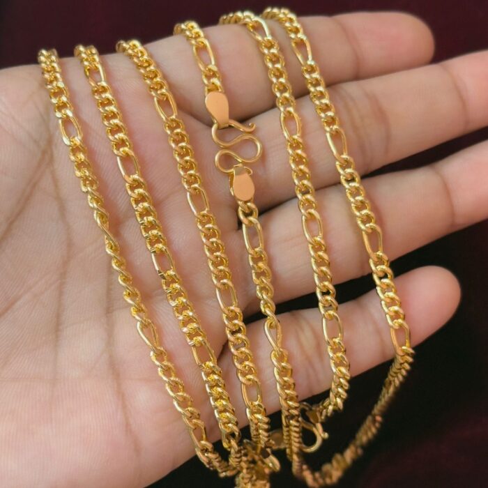KIDS 15 INCH GOLD PLATED SACHIN CHAIN (KD016)