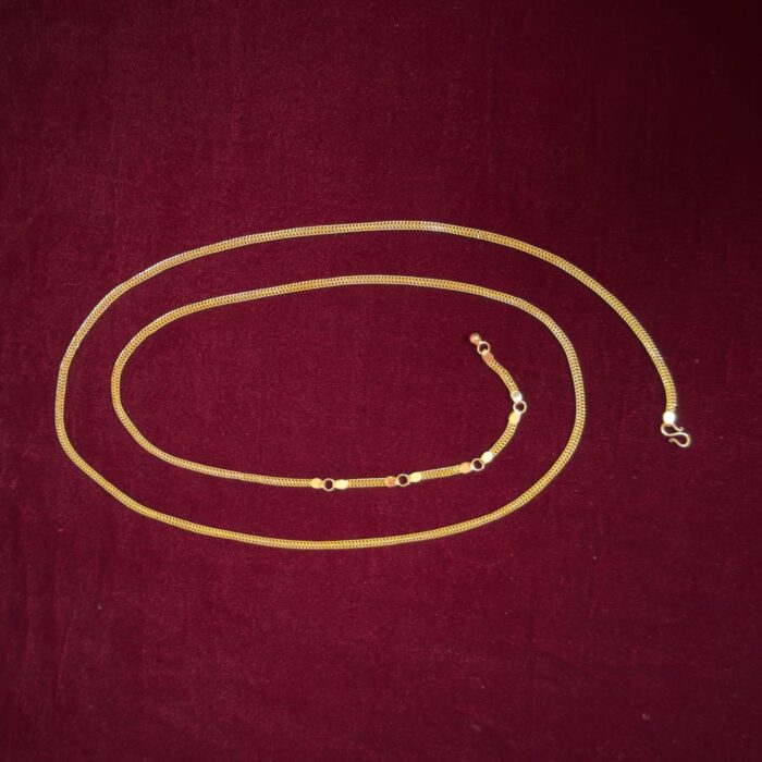 PREMIUM GOLD PLATED RANGANODI HIP CHAIN HIP001