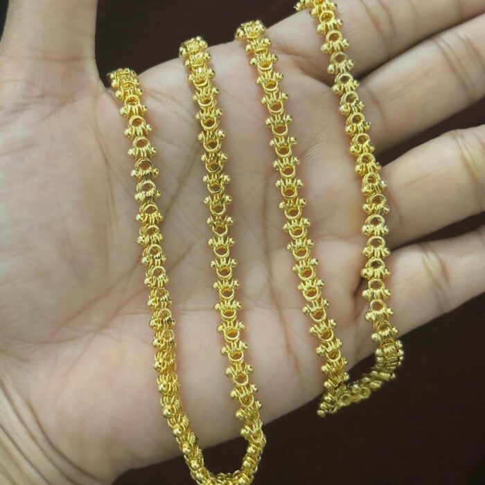 24 INCH  ULTRA PREMIUM GOLD PLATED CHAIN (UPC802)