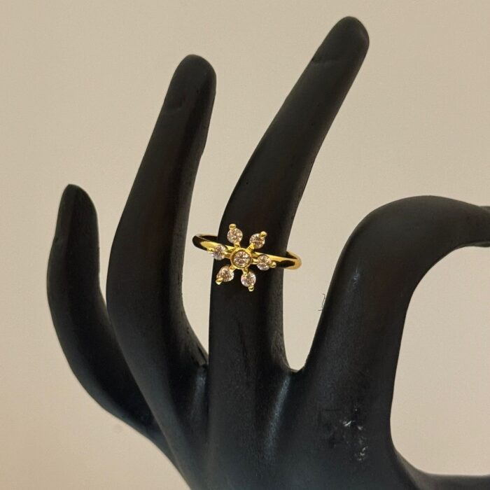 ADJUSTABLE RING  PREMIUM BIG FLOWER (AR019)