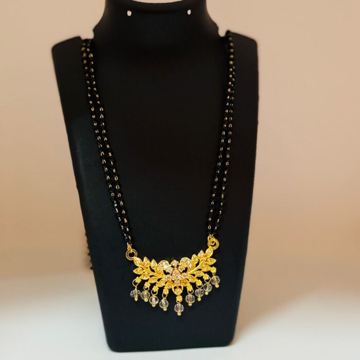 18INCHS DOUBLE LAYER KARIMANI WITH PENDENT MANGALSUTRA (MS005)