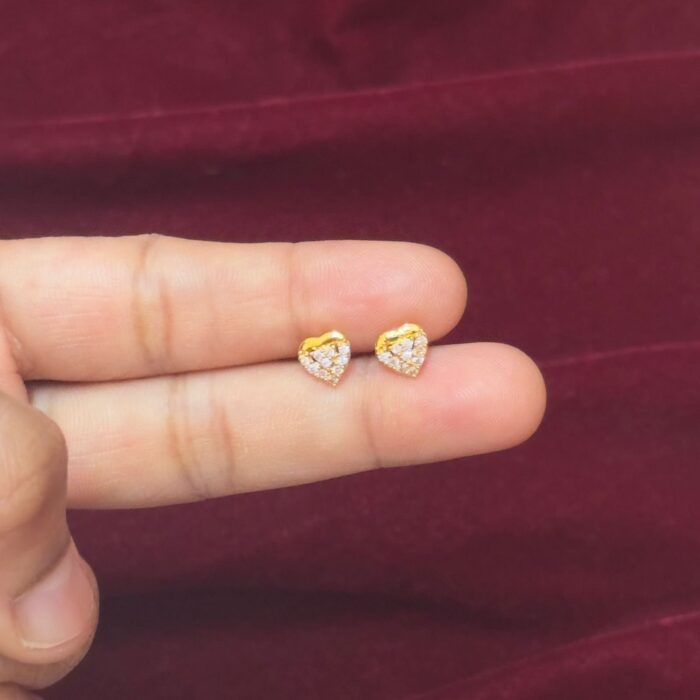DIAMOND REPLICA LOVE STONE STUD(STD033)