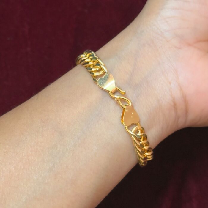 GOLD PLATED UNISEX PREMIUM GANGULY BRACELET (MB002)