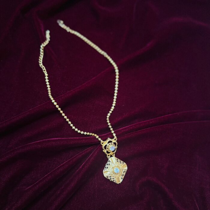 Turkish Heritage Premium Gold-Plated Bridal Neckpiece TRK007