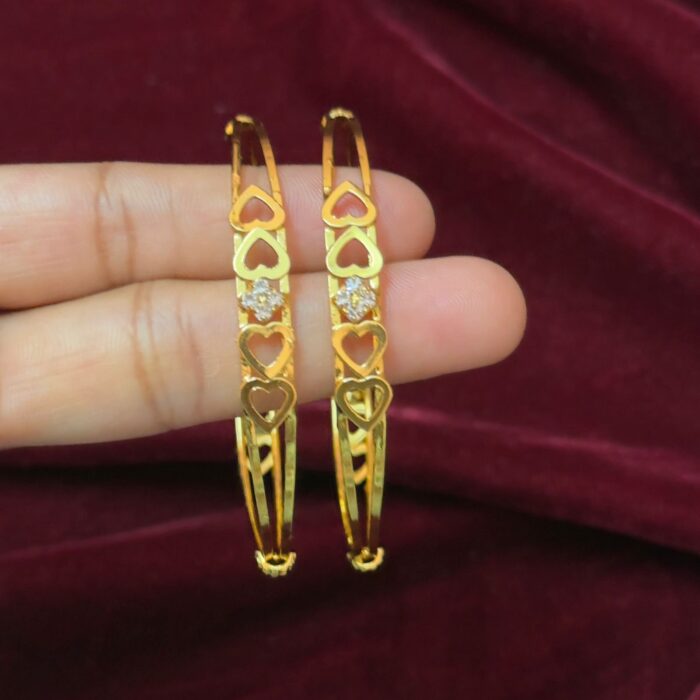 AD STONE HEART BANGLE (BA030)