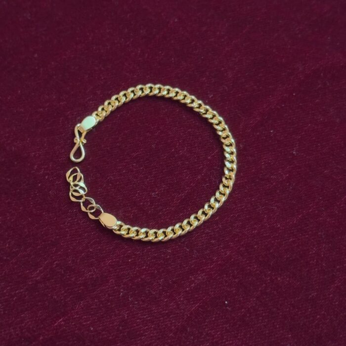 KIDS GOLD PLATED GANGULY BRACLET THIN (KD056)