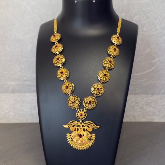 Turkish Heritage Premium Gold-Plated Bridal Neckpiece TRK011