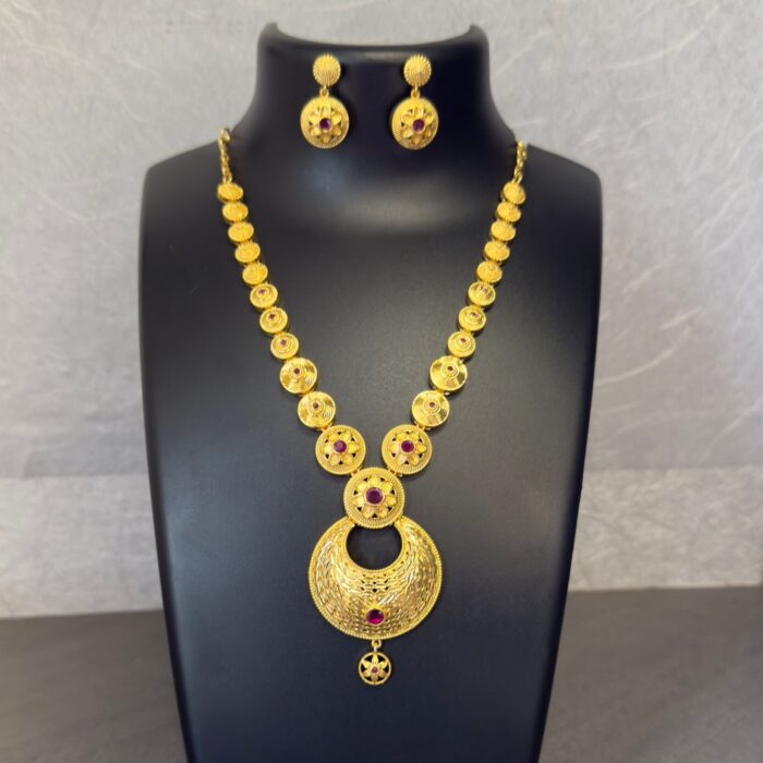 Turkish Heritage Premium Gold-Plated Bridal Neckpiece TRK009