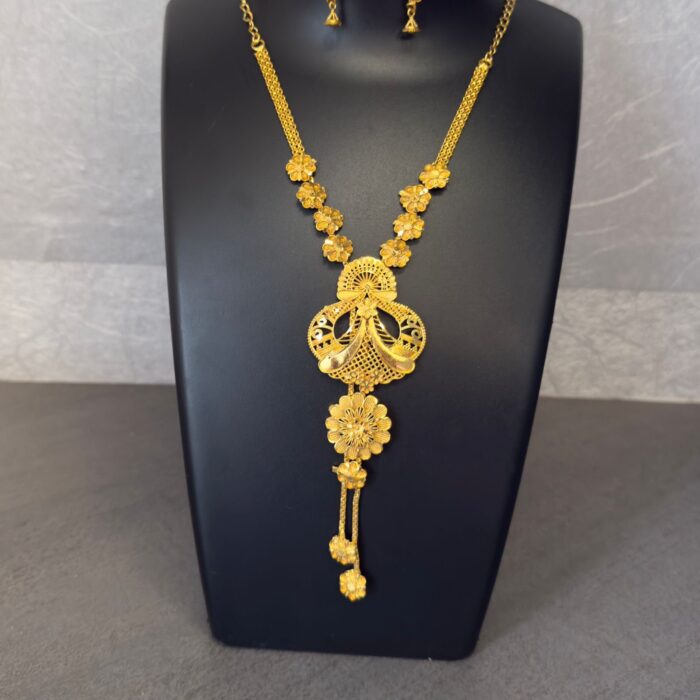 Turkish Heritage Premium Gold-Plated Bridal Neckpiece TRK014