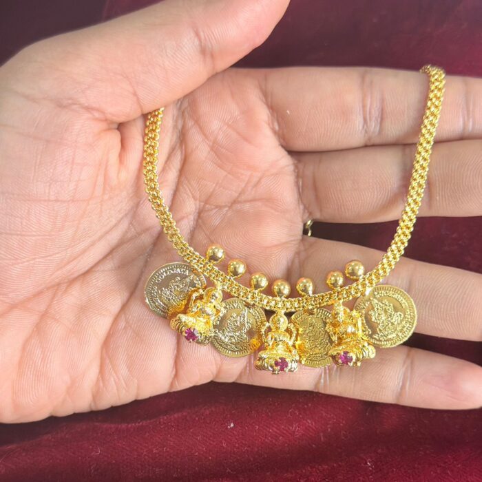 (TC036) TRADITIONAL GOLD PLATED NECKLACE
