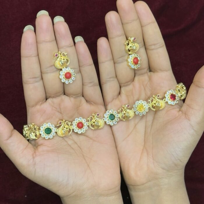 NAVRATNA NECKLACE SET NECK65