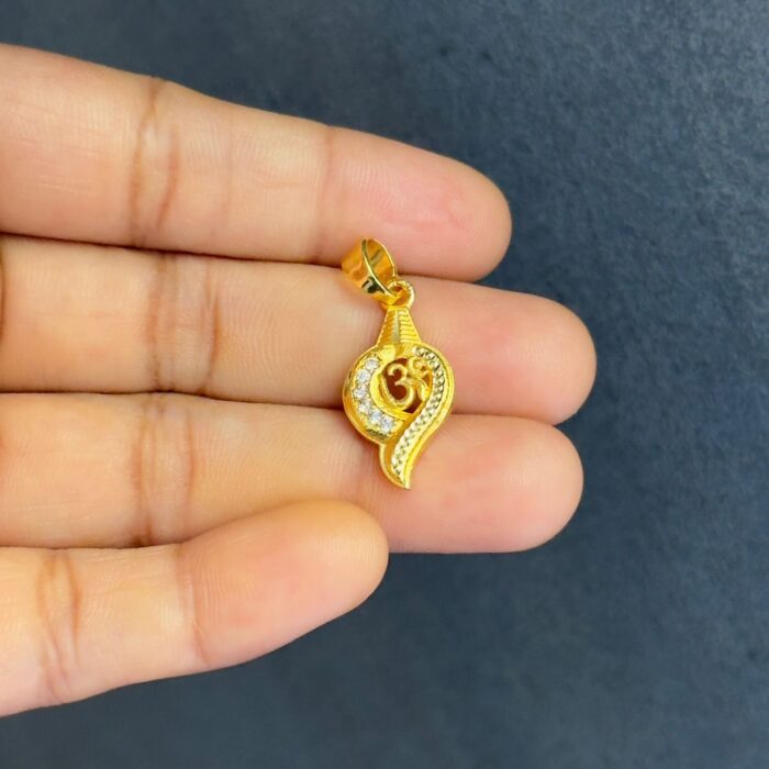 HINDU THALI DAIMOND REPLICA SMALL SHANG OHM THALI (HT036)
