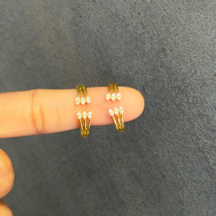GOLD PLATED TOE RING (MI012)