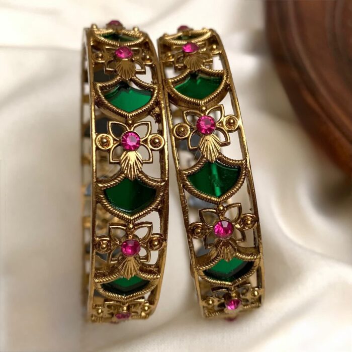 ATQ 51 ANTIQUE PALAKKA BANGLES