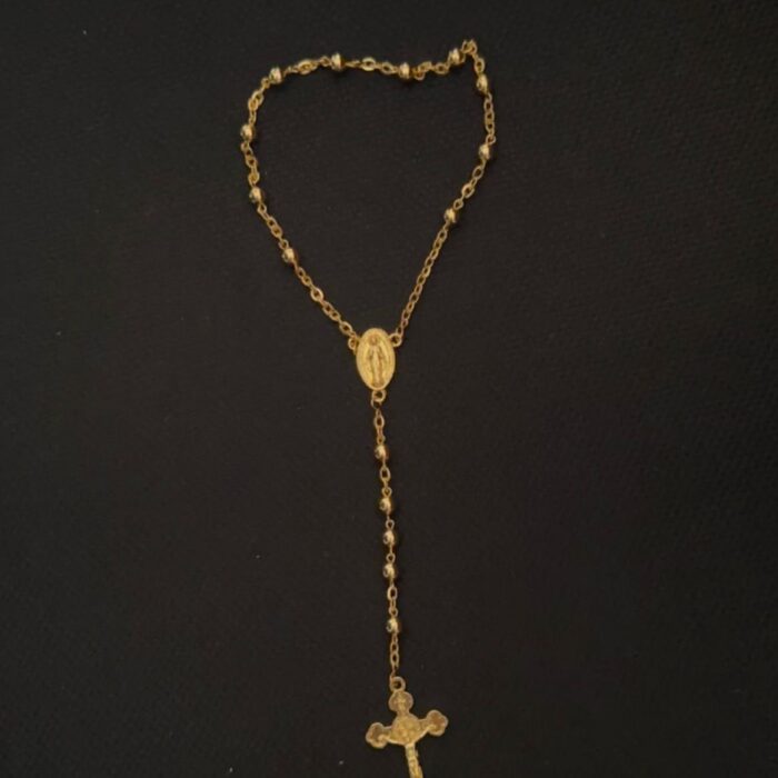GOLD PLATED 
 HAND ROSARY  (KM007)