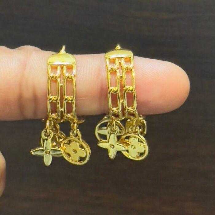 GOLD PLATED RING STUD (RS007)
