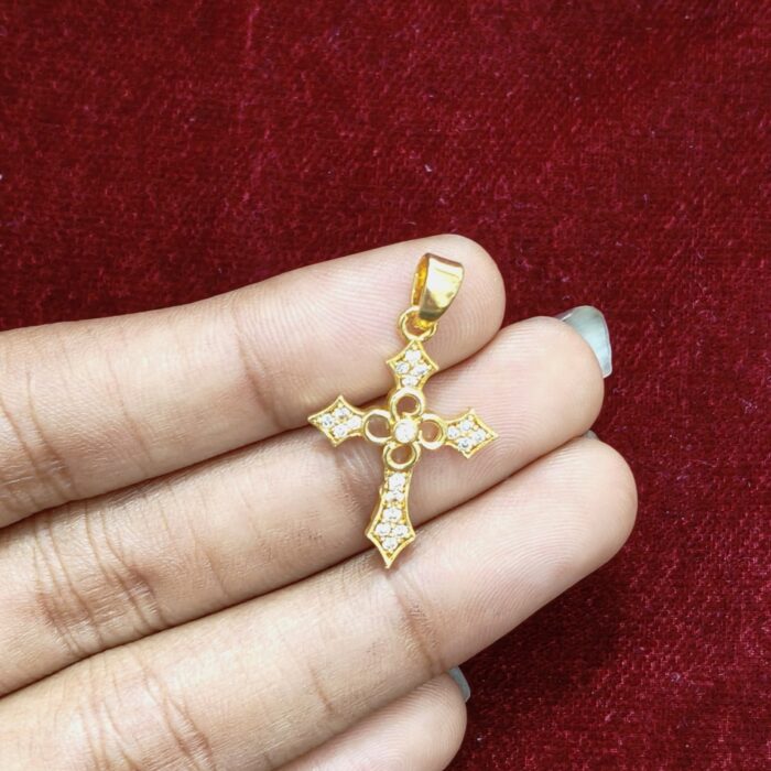 CRISTIAN CROSS AD STONE PENDANT (CL027)