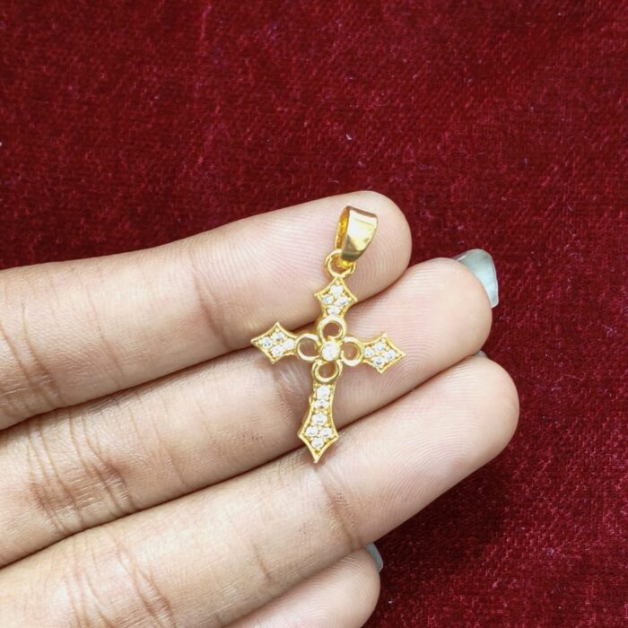 CRISTIAN CROSS AD STONE PENDANT (CL027)